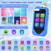Kids Smart Phone for Girls Gifts - Toddler Christmas Birthday Gift for Age 3 4 5 6 Year Old, Kids Cell Phone Toy with Touchscreen, Dual Cameras, Learning, Kid Mp3 Player, Games with 32 GB Card view 2