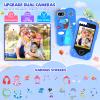 Kids Smart Phone for Girls Gifts - Toddler Christmas Birthday Gift for Age 3 4 5 6 Year Old, Kids Cell Phone Toy with Touchscreen, Dual Cameras, Learning, Kid Mp3 Player, Games with 32 GB Card view 4