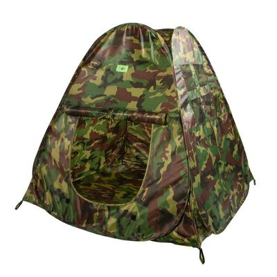 Military Pop Up Play Tent - Collapsible Army Indoor Outdoor Camouflage Playhouse Hunting Toy for Kids
