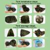 Military Pop Up Play Tent - Collapsible Army Indoor Outdoor Camouflage Playhouse Hunting Toy for Kids view 4