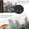 for TCG Playmat with Waterproof Storage Bag and 6 Dice, Non-Slip Rubber Base for MTG Playmat with Zones, 24 x 14 inches Trading Card Game Mat Board Game Desk Mat, Lion Couple Pattern view 3