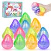 12 Pcak Fidget Stress Balls, Slow Rising Stress Ball for Kids Adults,Hand Therapy Sensory Squishy Ball,Bulk Squishy Squeeze Ball Set and Birthday Party view 1
