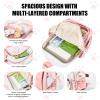 ZingZaak Kawaii Cat Ita Bag,Pin Purse,Pin Display Backpack Bag with Insert,For Daily Use and Cosplay,Gift for girls(pink-white, Small) view 3