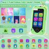 Kids Smart Phone for Girls Gifts - Toddler Christmas Birthday Gift for Age 3 4 5 6 Year Old, Kids Cell Phone Toy with Touchscreen, Dual Cameras, Learning, Kid Mp3 Player, Games with 32 GB Card view 2