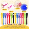 EODVICS 14 Pack Invisible Ink Pens for Kids Ages 3+ with 14 Detective Notebooks Spy Pen Set with UV Light, Classroom Prizes, Birthday Party Favors view 3