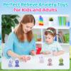 12 Pack Fidget Stress Balls for Kids Adults, Stress Relief Stress Ball, Bulk Squishy Squeeze Ball Set and Birthday Party Favors view 3