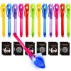 EODVICS 12 Pack Invisible Ink Pens with UV Light & Spy Notebooks for Kids view 1