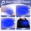 EODVICS 12 Pack Invisible Ink Pens with UV Light & Spy Notebooks for Kids view 3