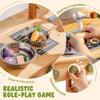 Robud Mud Kitchen, Wooden Outdoor Kitchen for Kids, Pretend Play Set with Sink, Faucet, Planting Pots, Cooking Accessories, Ideal Gift for Boys Girls Ages 3+ view 3