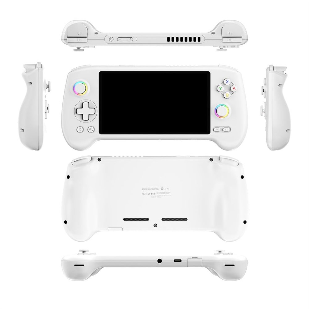 ConsoleXpress RG557 Retro Handheld Gaming Console, 5.48-Inch 1920*1080 AMOLED Screen Android 14 System 12+256G+128G Built-in 4000+ Games Portable Rechargeable Arcade Video Game Consoles