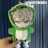20cm (7.8 inch) Plush Doll Clothes Set - Onesie Pajamas with Shoes, Cute 2-Piece Outfit for Anime Plushies, Kawaii Doll Costume (No Doll Included) Only for Ages 14+ Use (Green Dinosaur) view 3