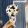 20cm (7.8 inch) Plush Doll Clothes Set - Onesie Pajamas with Shoes, Cute 2-Piece Outfit for Anime Plushies, Kawaii Doll Costume (No Doll Included) Only for Ages 14+ Use (White+Black Cow) view 3
