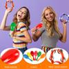 60 Pcs Shaker Musical Instruments Set Including 30 Mini Maracas Shakers 30 Handheld Plastic Tambourine for Kids Preschool Early Music Learning view 3