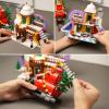 ENJBRICK Christmas Holiday Snow House Building Toy Set with Lights, Chritmas Village Xmas Gifts for Boys and Girls,Family 1224 pcs view 3