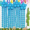 105pcs Linking Balloons 6 Inch Blue Quick Link Balloons Arch Garland Kit for Wedding Christmas Wall Backdrop Baby Shower Gender Raver Anniversary Bridal Birthday Party Carnival Decorations view 1