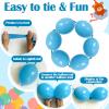 105pcs Linking Balloons 6 Inch Blue Quick Link Balloons Arch Garland Kit for Wedding Christmas Wall Backdrop Baby Shower Gender Raver Anniversary Bridal Birthday Party Carnival Decorations view 3