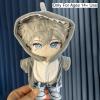20cm (7.8 inch) Plush Doll Clothes Set - Onesie Pajamas with Shoes, Cute 2-Piece Outfit for Anime Plushies, Kawaii Doll Costume (No Doll Included) Only for Ages 14+ Use (Grey Shark) view 2