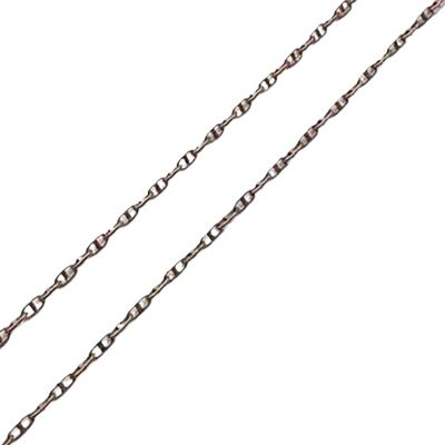 Brass Anchor Chain D-Type for 1/16 to 1/200 Scale Model Ships 300mm Copper Chain Segment for DIY Shipbuilding Detail Parts(No. 5.5)