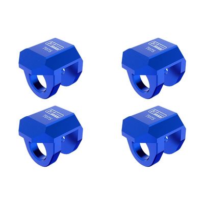 7075 Alloy Front & Rear Shock Cap Protector for 1/18 4Wd Granite Grom Mega 380 Brushed 4X4 Monster Truck-Ara2102 (Blue)