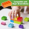 97PCS Building Blocks Set with Storage Box & Base Plate - STEM Educational Toys for Toddlers, Kids Ages 3+, Compatible with Major Large Particle Building Block view 3