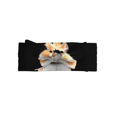 GGNKDL Mini Hamster printing Baby bow headband, elastic headband, soft hair accessories suitable for newborns, children, toddlers and girls