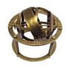 ALFAMART HT "Antique-Style Brass Armillary Sphere with Zodiac Engravings  Handcrafted Celestial Globe Model for Astronomical and Astrological Exploration" view 2