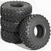 1.9" Crawler Tires 120 * 43mm V-Groove Tread Rock Terrain Climbing Tires for 1/10 Axial SCX10, TRX4, Redcat Gen8, FCX10, UTB18 RC Crawler Car Off-Road Tire(4-Pack) view 1