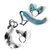 jiingekk Lovely Cats Ears Hairband Plush Wolf Tail Cats Tail For Carnivals Party Foxes Tail Halloween Cosplay Accessories view 4