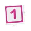 BUGUUYO 10pcs Self-Adhesive Number Game Floor Stickers Squares Classroom Decor Boys and Girls Room Wall Stickers Gaming Wall Decals Home Decor view 2