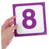 BUGUUYO 10pcs Self-Adhesive Number Game Floor Stickers Squares Classroom Decor Boys and Girls Room Wall Stickers Gaming Wall Decals Home Decor view 4
