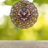 10" Metal Wind Spinner Outdoor Garden Decoration - American Eagle & Flag Design - Kinetic 3D Yard Art for Patio, Porch, Lawn & Home Decor view 3