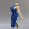 SssHam 1/6 Scale Female,Figure Doll Clothes Evening Dress Party Dress Costume for 12" Soldier Action Figure Doll(Blue) view 2