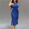 SssHam 1/6 Scale Female,Figure Doll Clothes Evening Dress Party Dress Costume for 12" Soldier Action Figure Doll(Blue) view 4