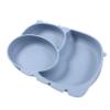 BESPORTBLE Silicone Feeding Bowl Divided Plate for Toddlers Food-Grade Silicone Cartoon Design Lightweight Portable for Meals Increases Appetite view 1