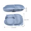 BESPORTBLE Silicone Feeding Bowl Divided Plate for Toddlers Food-Grade Silicone Cartoon Design Lightweight Portable for Meals Increases Appetite view 2