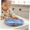 BESPORTBLE Silicone Feeding Bowl Divided Plate for Toddlers Food-Grade Silicone Cartoon Design Lightweight Portable for Meals Increases Appetite view 3