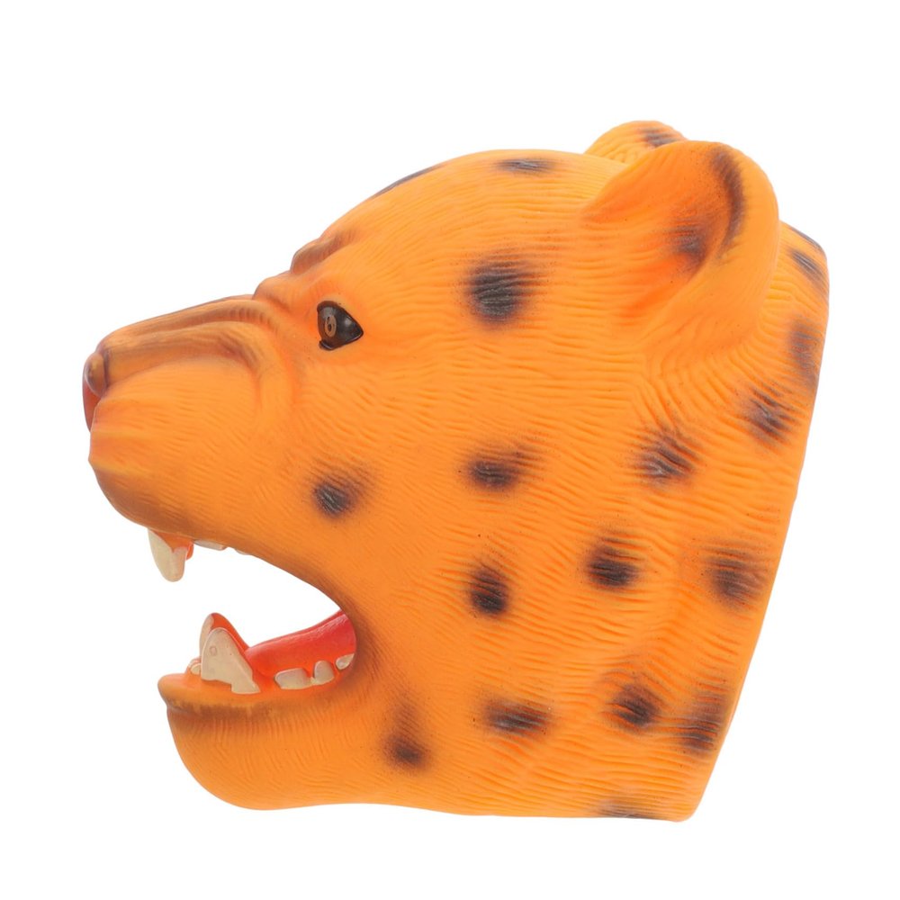 BESPORTBLE Animal Hand Puppet Interactive Leopard Plaything for Storytelling Safe Material for Ages for Puppet Shows and Imaginative Play
