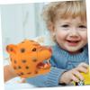 BESPORTBLE Animal Hand Puppet Interactive Leopard Plaything for Storytelling Safe Material for Ages for Puppet Shows and Imaginative Play view 4