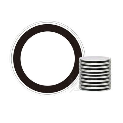 Air-Tite 10-Pack 37mm Black Ring Coin Holders for 1oz Silver Philharmonics | Protective Coin Cases for 1oz Silver & Gold Philharmonic and 50 Pesos Gold