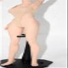 SssHam 1/6 Scale Female Soldier Model Figure Doll Clothes Sleeveless Jumpsuit Vest Swimsuit for 12 Inch Movable Doll Action Figure, Doll Miniatures Accessories Doll(Pink) view 2