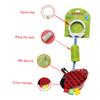 BESPORTBLE Animal Shaped Pendant Cradle Rattles Soft Red for Stroller Carrier Crib Engaging Bedside to Encourage Exploration and Comfort view 3
