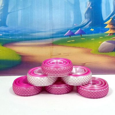 6 pcs Gyro Fidget Spinner - Stress Relief Fidget Toy - Stocking Stuffer - Assorted Colors Gyro Fidget Toy for Adults - Reduces Stress & Anxiety Toy-FUS