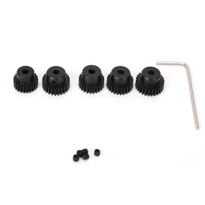 48P Pinion Gear Set 22T 26T for 1/10 ECX 2WD RC Car, Rustproof Metal Gears with M3 Screws, Simulation Upgrade Accessory, DYNG4811