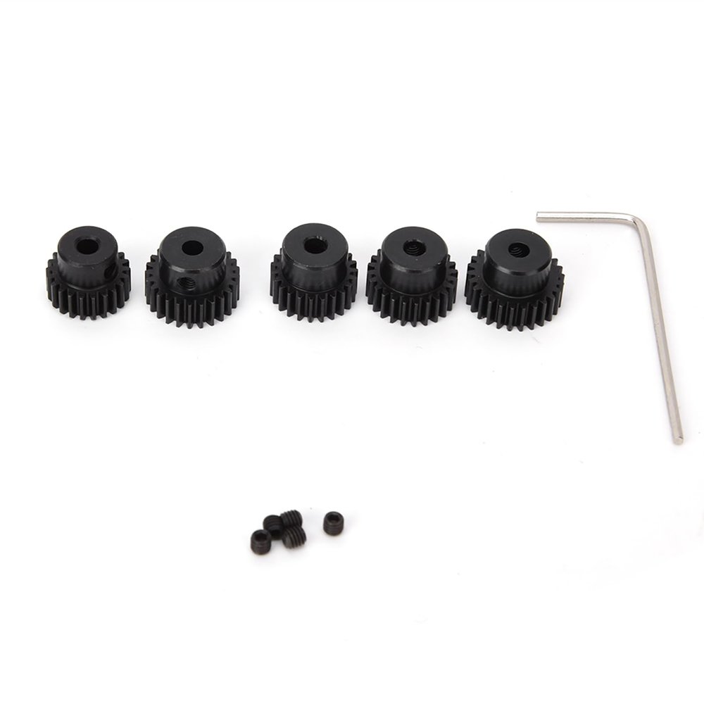 48P Pinion Gear Set 22T 26T for 1/10 ECX 2WD RC Car, Rustproof Metal Gears with M3 Screws, Simulation Upgrade Accessory, DYNG4811