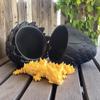3D Printed Dragon Egg with Dragon - Black Egg with Gold Dragon - Large Flexible Fidget 3D Printed Toy, Gift Bag Filler, Desk Decoration, Party Favor, (12 Inch Dragon) view 4