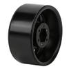2pcs Alloy Beadlock Wheel Rims Accessory for 4 1/10 RC Crawler Car, Increase Weight, Exquisite Workmanship, Cool Appearance, Durability (Black) view 2