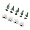 BESPORTBLE 1Set Miniature Igloo Model with Christmas Tree Figures Realistic Arctic Scene Cake Toppers for DIY Winter Celebrations Educational Playtime view 1