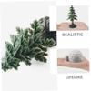 BESPORTBLE 1Set Miniature Igloo Model with Christmas Tree Figures Realistic Arctic Scene Cake Toppers for DIY Winter Celebrations Educational Playtime view 3