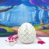 Articulated Dragon and Dragon Egg, 12" 3D Printed White and Fushia Pink Cherry Blossom Dragon, Fidget Toy Executive Desk Toy D017-FUSPNK-WE view 2