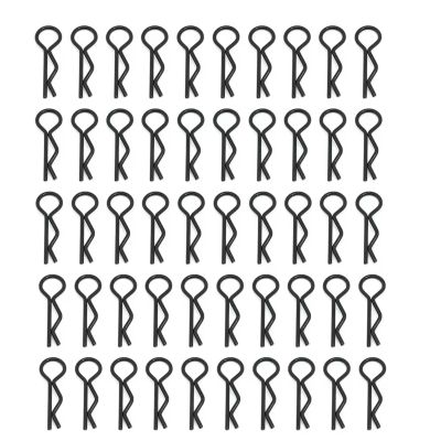 QTUONVD RC Upgrade Parts for Crawler for Buggy Drift Model Car 1/10 Cars Shell Body Clips Pins Housing Latch R Buckles Fixed 50PCS RC Car Parts(Black)